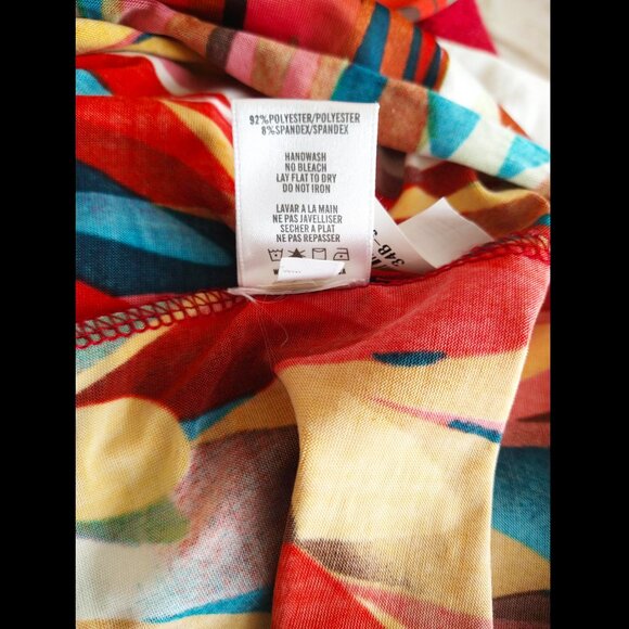 Costa Blanca Vibrant Multicoloured Strapless Maxi Dress - Picture 8 of 9